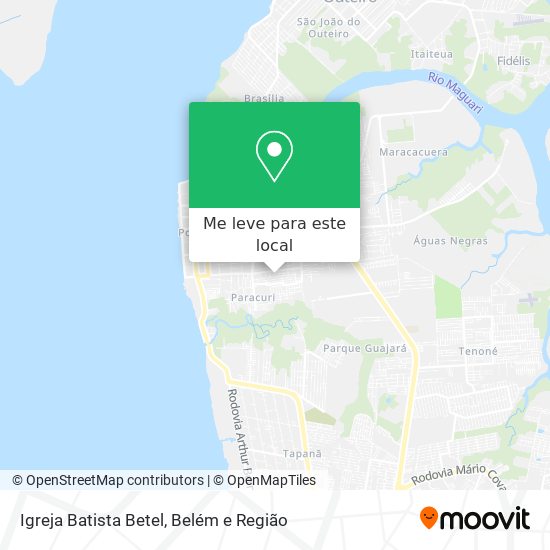 Igreja Batista Betel mapa