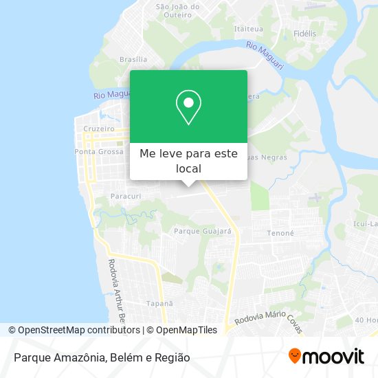 Parque Amazônia mapa