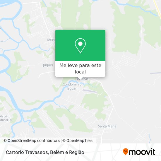 Cartório Travassos mapa