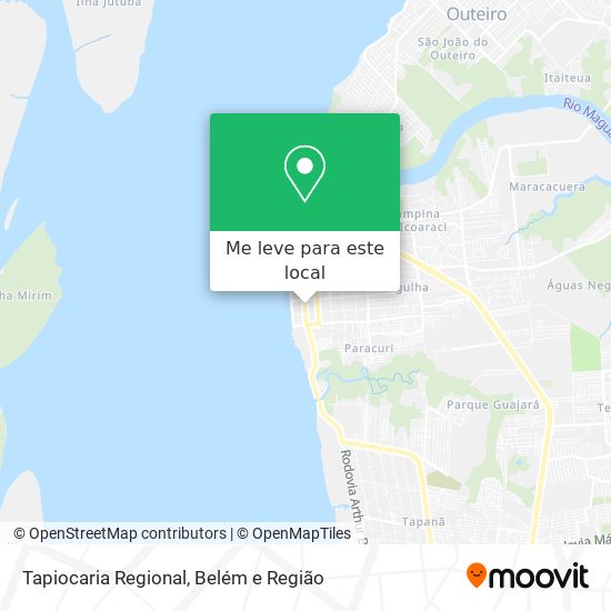 Tapiocaria Regional mapa