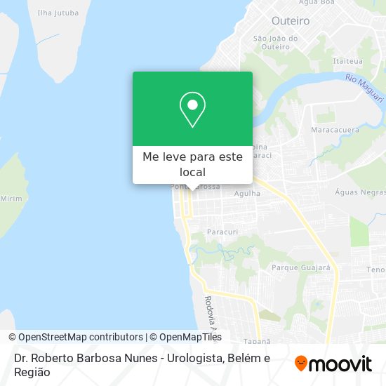 Dr. Roberto Barbosa Nunes - Urologista mapa