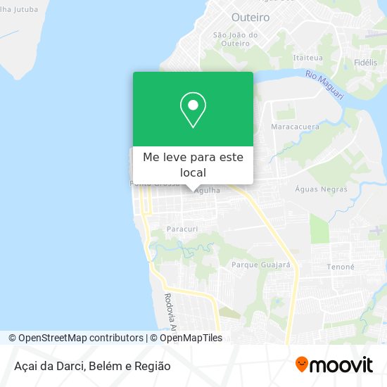Açai da Darci mapa