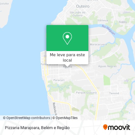 Pizzaria Marajoara mapa