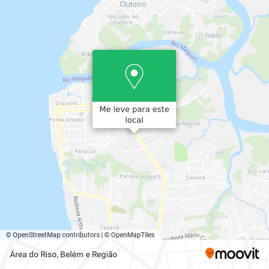 Área do Riso mapa
