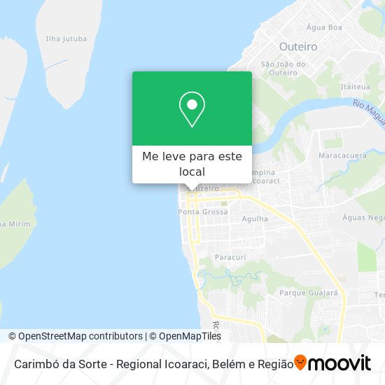 Carimbó da Sorte - Regional Icoaraci mapa