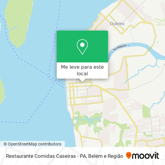 Restaurante Comidas Caseiras - PA mapa
