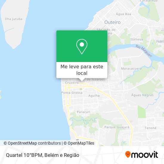 Quartel 10°BPM mapa
