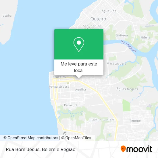 Rua Bom Jesus mapa