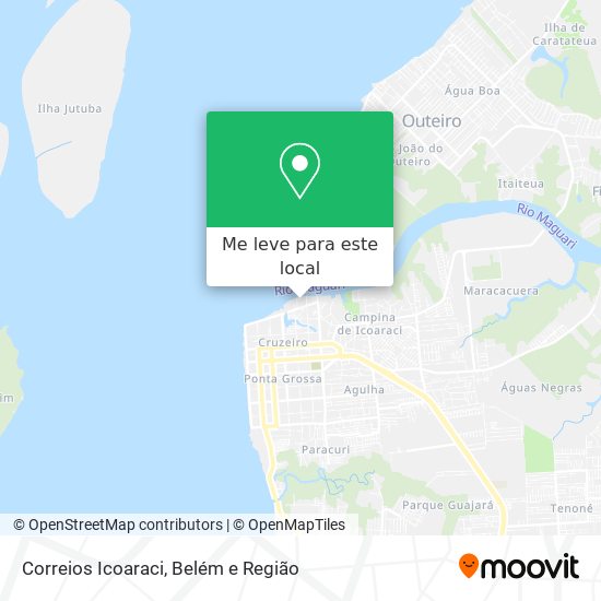 Correios Icoaraci mapa