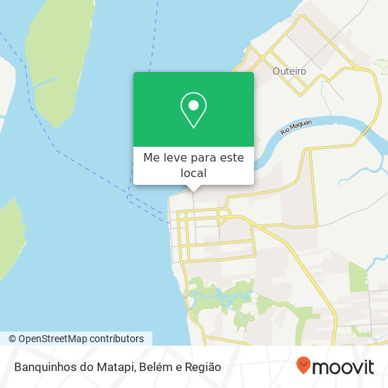 Banquinhos do Matapi mapa