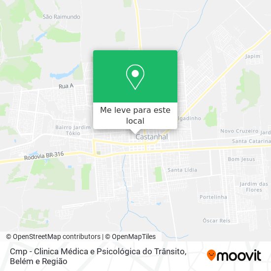 Cmp - Clinica Médica e Psicológica do Trânsito mapa