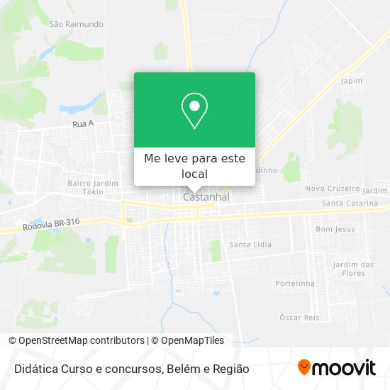 Didática Curso e concursos mapa