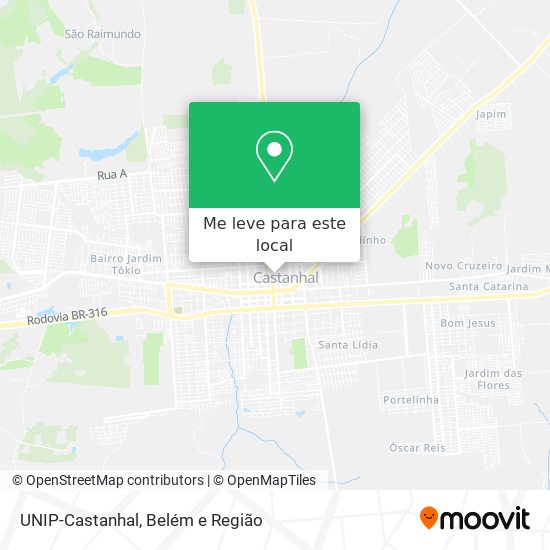 UNIP-Castanhal mapa