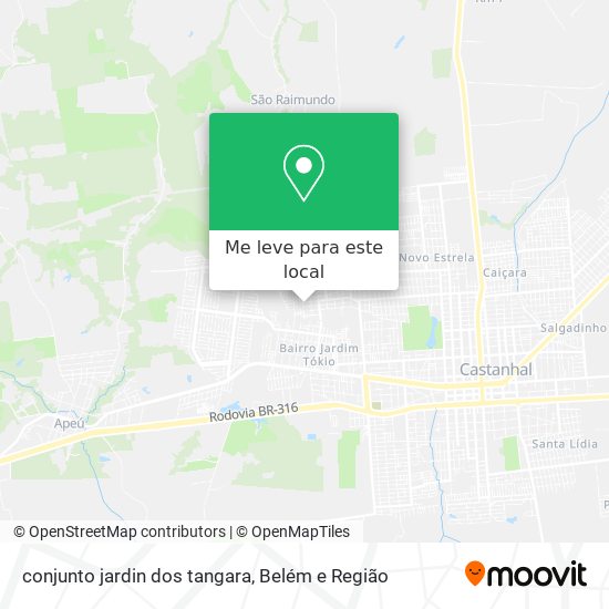 conjunto  jardin dos tangara mapa