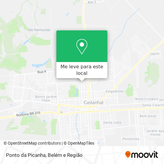 Ponto da Picanha mapa
