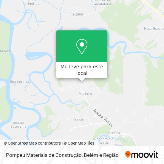 Pompeu Materiais de Construção mapa