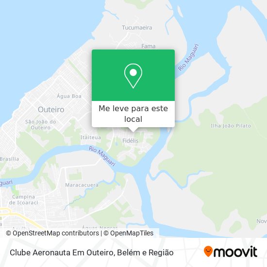 Clube Aeronauta Em Outeiro mapa