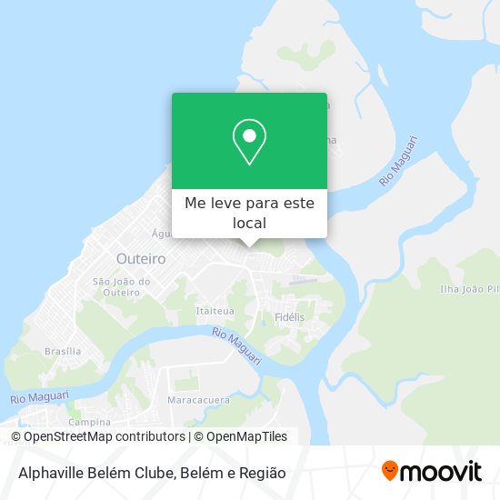Alphaville Belém Clube mapa