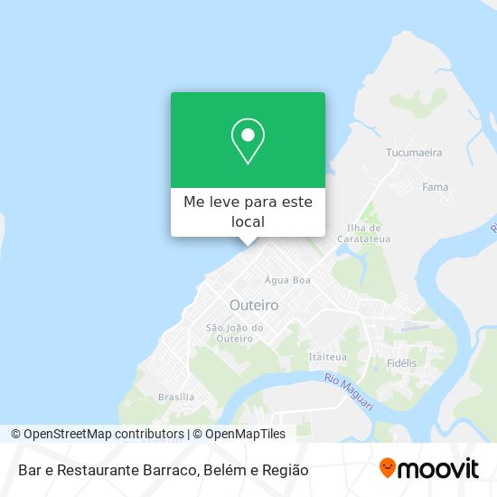 Bar e Restaurante Barraco mapa