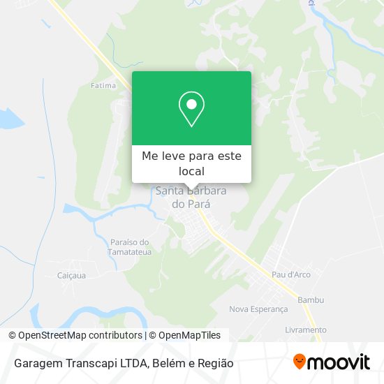 Garagem Transcapi LTDA mapa