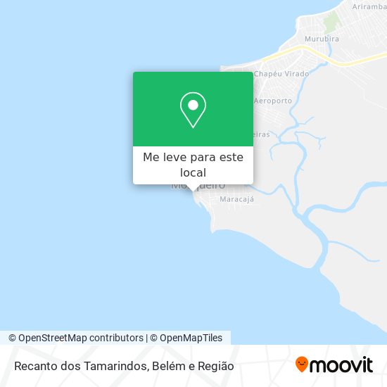 Recanto dos Tamarindos mapa