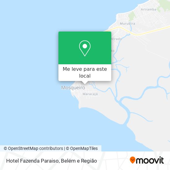 Hotel Fazenda Paraiso mapa