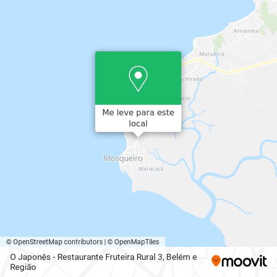 O Japonês - Restaurante Fruteira Rural 3 mapa