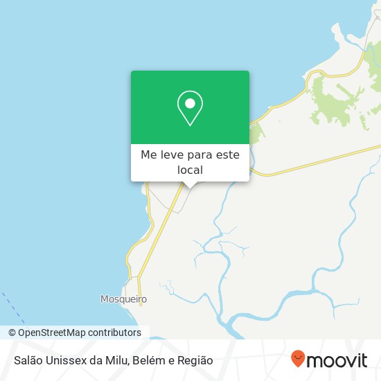 Salão Unissex da Milu mapa