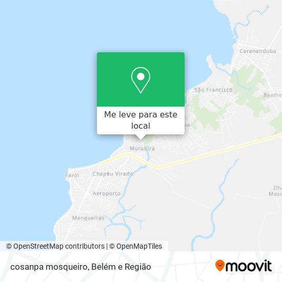 cosanpa mosqueiro mapa