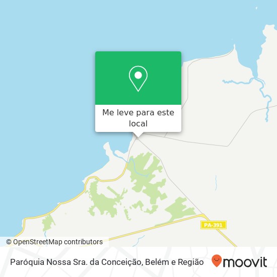 Paróquia Nossa Sra. da Conceição mapa