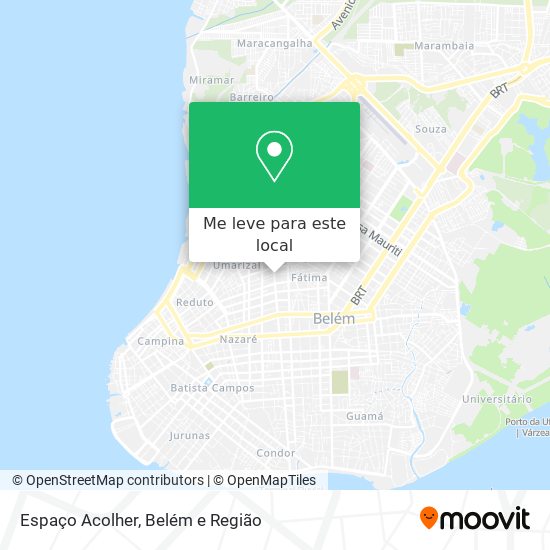 Espaço Acolher mapa