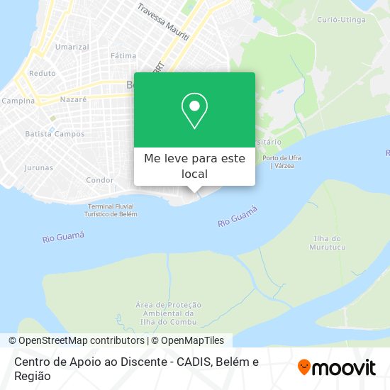 Centro de Apoio ao Discente - CADIS mapa