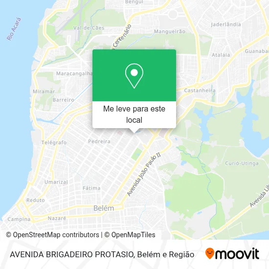 AVENIDA BRIGADEIRO PROTASIO mapa