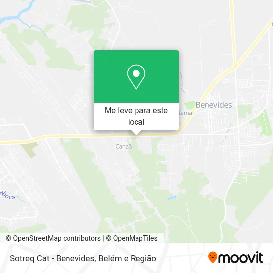 Sotreq Cat - Benevides mapa