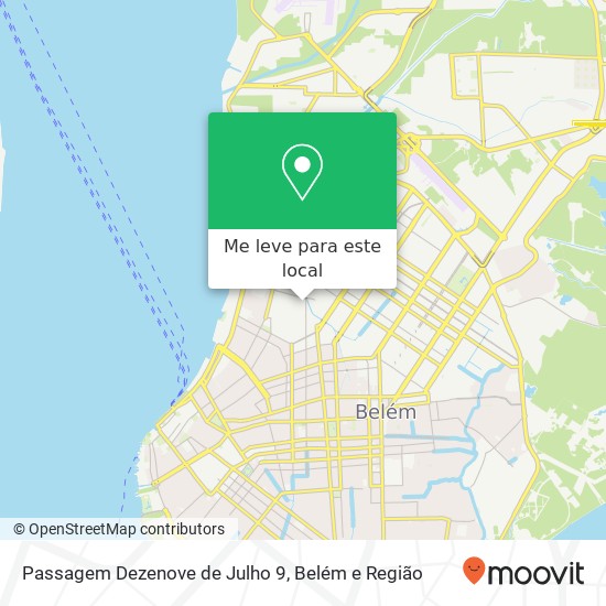 Passagem Dezenove de Julho 9 mapa