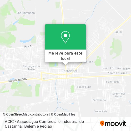 ACIC - Associaçao Comercial e Industrial de Castanhal mapa