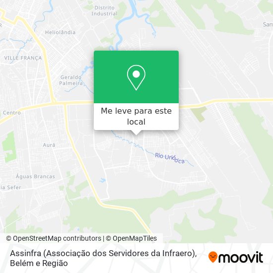 Assinfra (Associação dos Servidores da Infraero) mapa