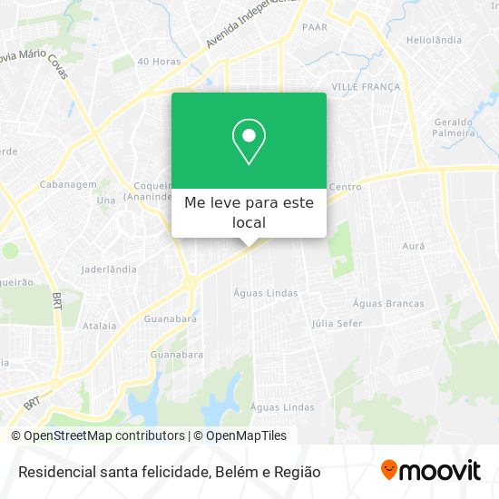 Residencial santa felicidade mapa