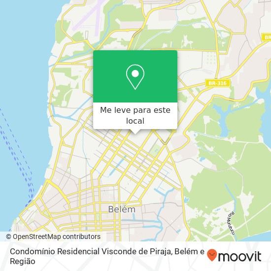 Condomínio Residencial Visconde de Piraja mapa