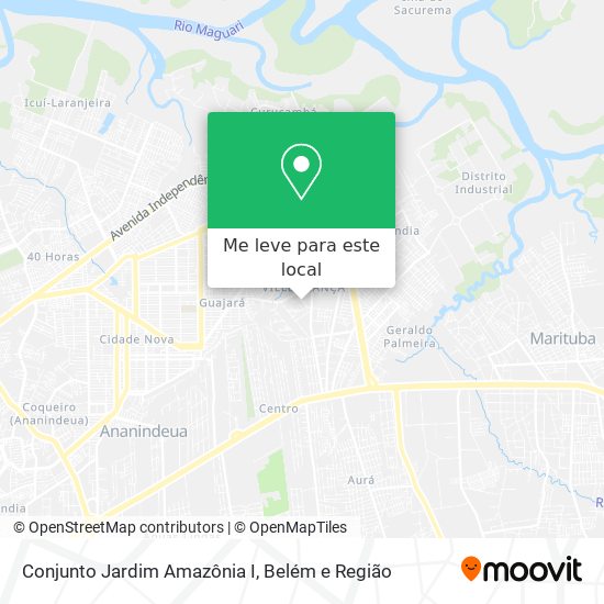Conjunto Jardim Amazônia I mapa