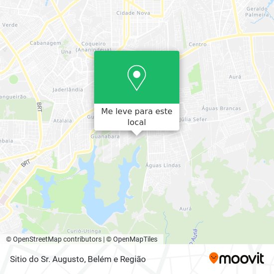 Sitio do Sr. Augusto mapa