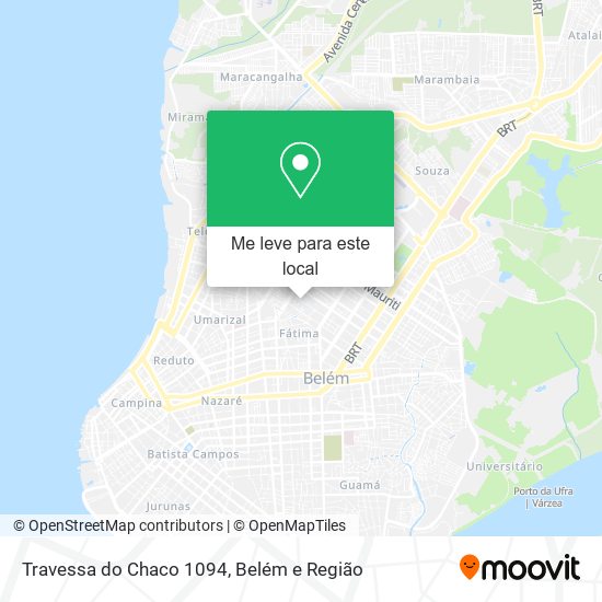 Travessa do Chaco 1094 mapa