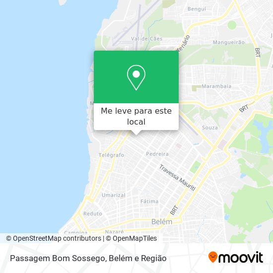 Passagem Bom Sossego mapa