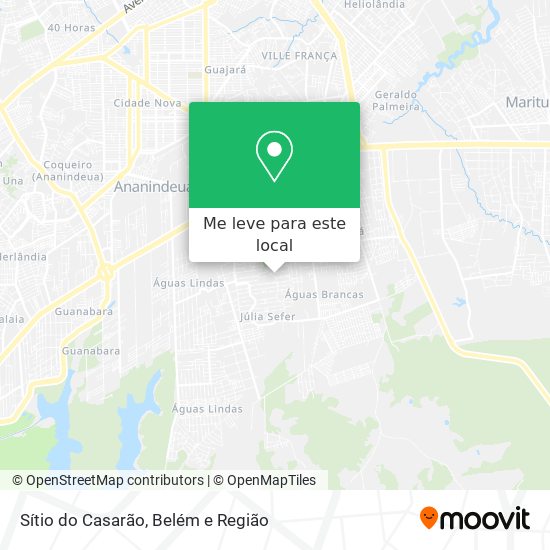 Sítio do Casarão mapa