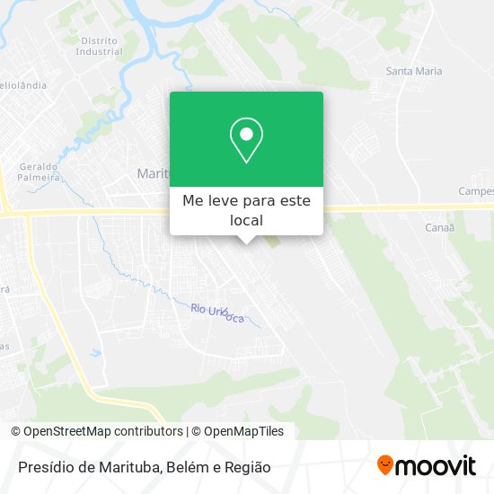 Presídio de Marituba mapa