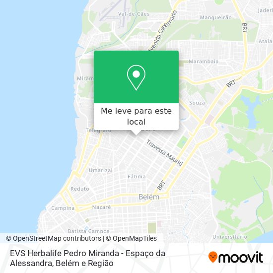EVS Herbalife Pedro Miranda - Espaço da Alessandra mapa