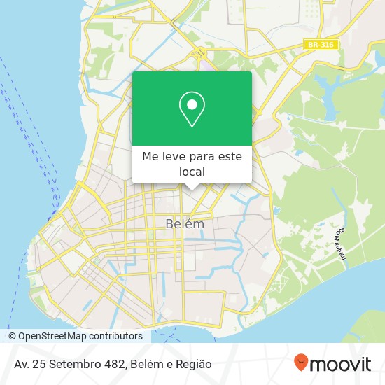 Av. 25 Setembro 482 mapa