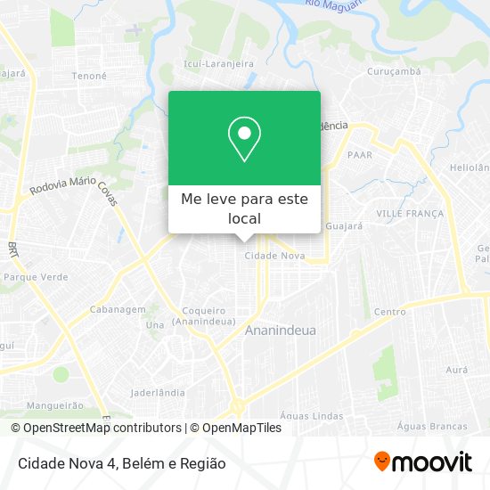 Cidade Nova 4 mapa