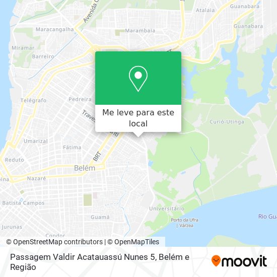 Passagem Valdir Acatauassú Nunes 5 mapa