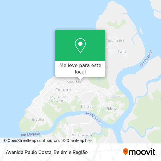 Avenida Paulo Costa mapa